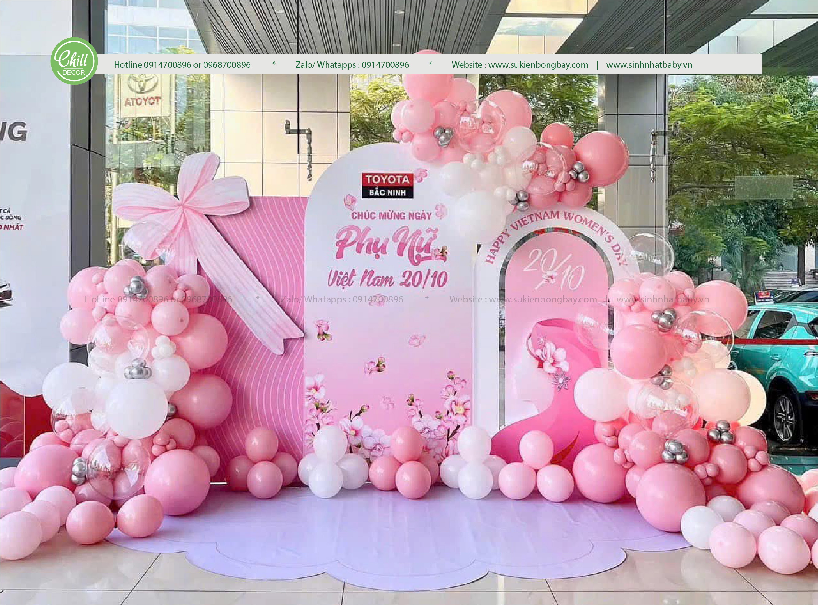 Dịch Vụ Trang Trí 20/10 Hà Nội